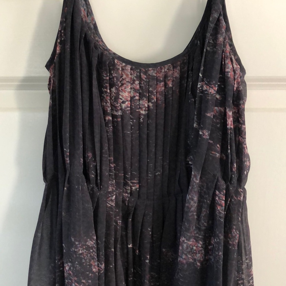 ALL SAINTS sheer pleated dress. Never worn.
